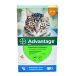 Advantage Antipulgas Gatos Hasta 4kg (0.4ml)