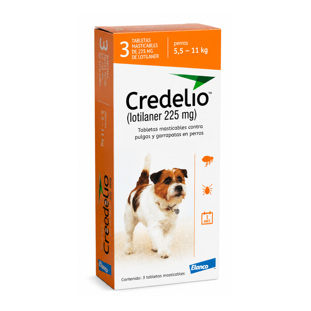 credelio 5-11 Credelio Perros – 3 Tabletas 5.5 a 11 kg - Imagen 1